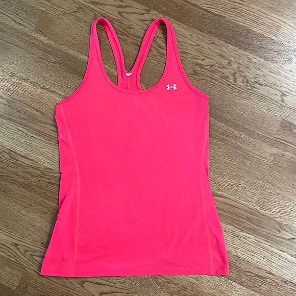 Under Armour Racerback Tank XS Neon Pink - Picture 1 of 5